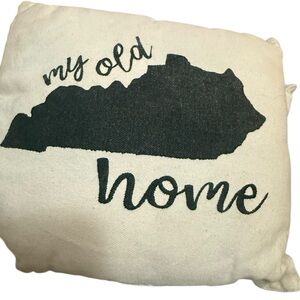 Unlisted Black and Cream Home Accent Pillow